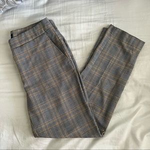 Zara Plaid Ankle Length Pants
